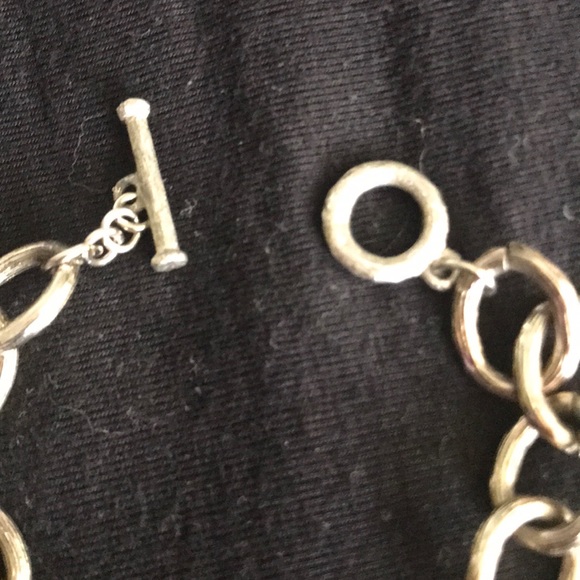 Silver chain heart bracelet - Picture 3 of 5